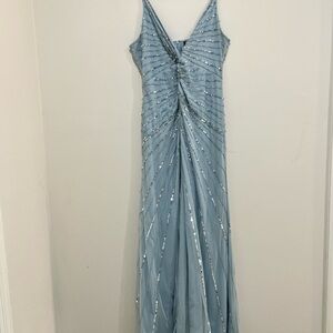Elegant Blue Evening Gown